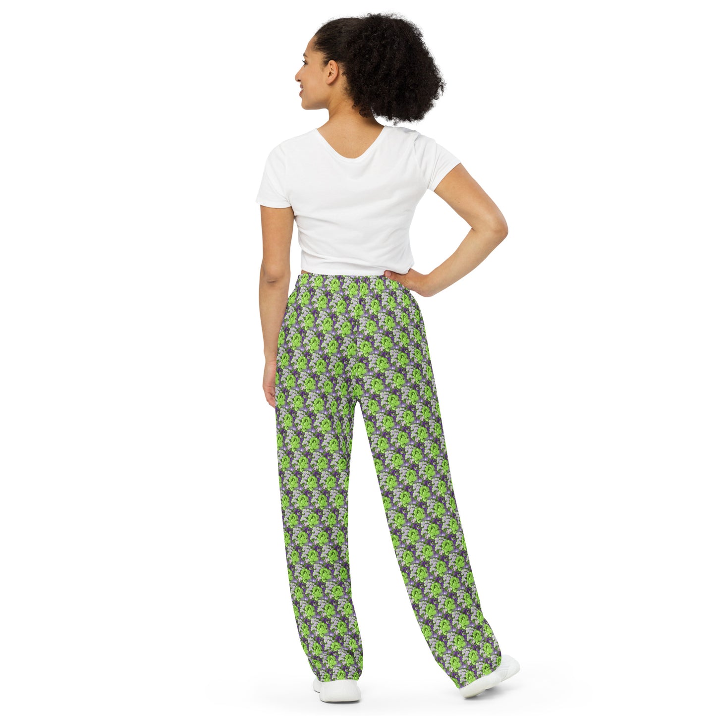 Best Buds All-over print unisex wide-leg pants