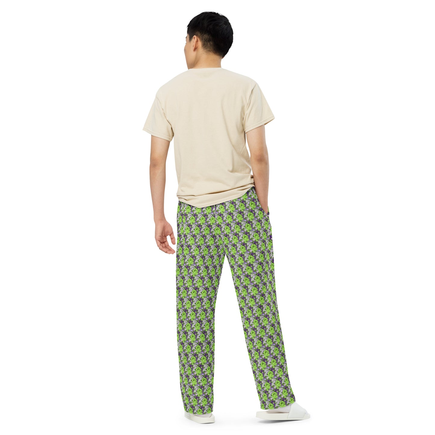 Best Buds All-over print unisex wide-leg pants