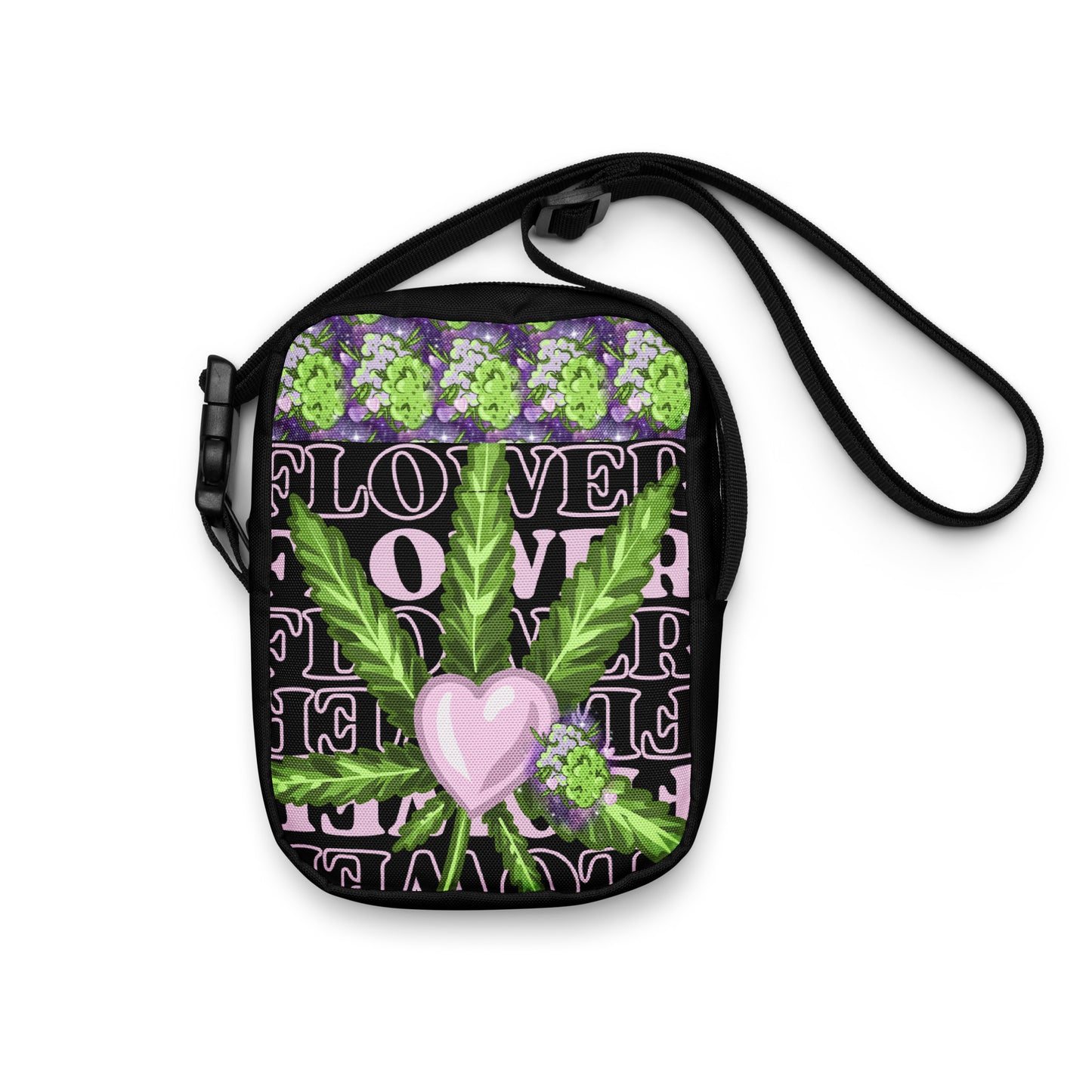 Flower Power Utility crossbody bag