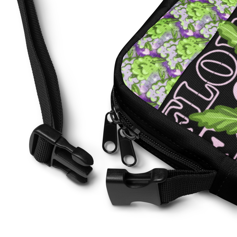 Flower Power Utility crossbody bag