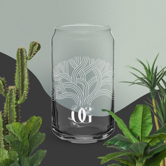 Iconic OG Oakland Tree Can-shaped glass