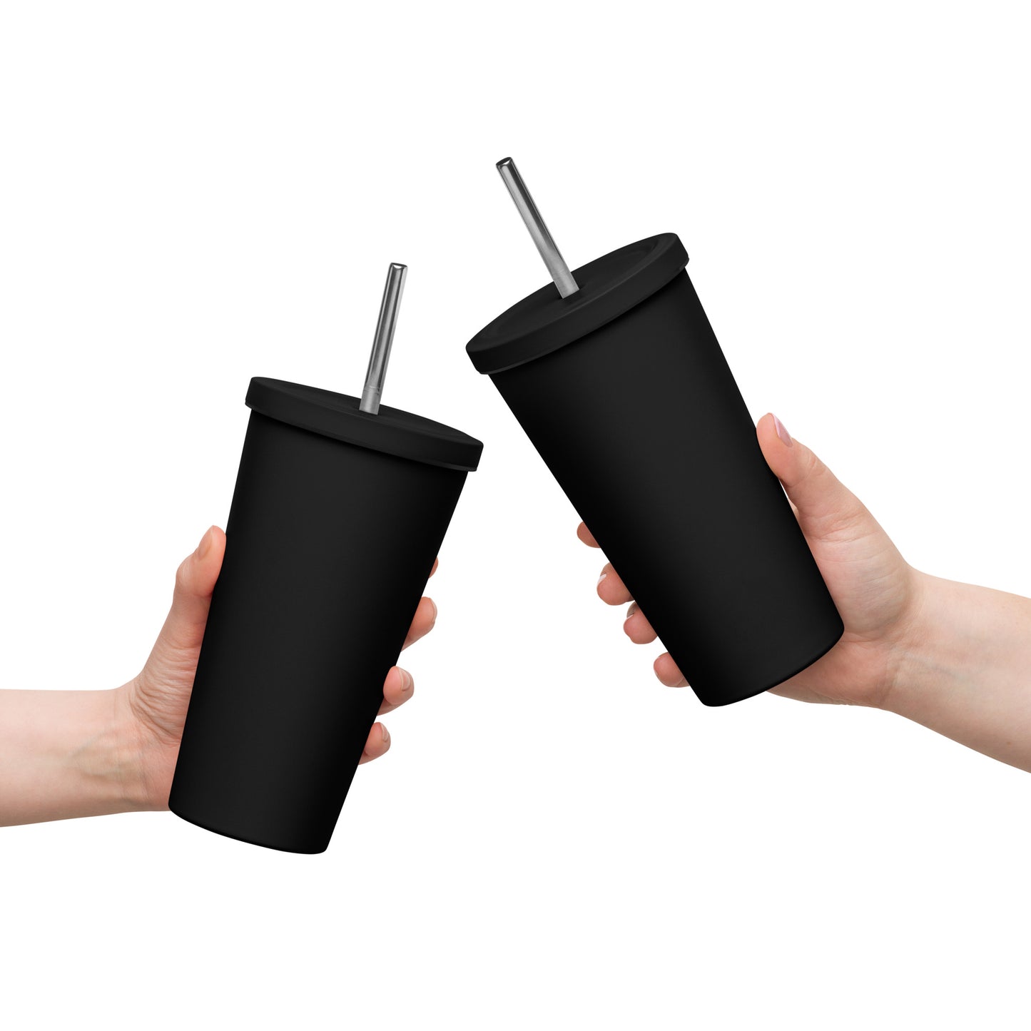 Best Buds Insulated tumbler with a straw